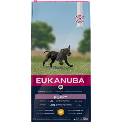 Eukanuba Growing Puppy Large Breed kip hondenvoer 3 x 3 kg - hondenbrokken