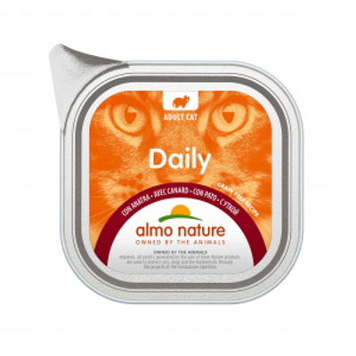 Almo Nature Daily met eend natvoer kat (100 g) 32 x 100 g- natvoer katten