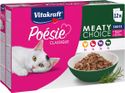 Vitakraft Poesie Classique Multipack Meatysauce - Kattenvoer - Kip Eend Wild 12x85 g - natvoer katten