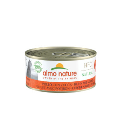 Almo Nature HFC Natural kip met pompoen natvoer kat (150 g) 24 x 150 g- natvoer katten