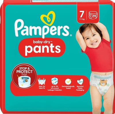 Pampers Baby Dry Pants  luierbroekjes maat 7 - 29 stuks