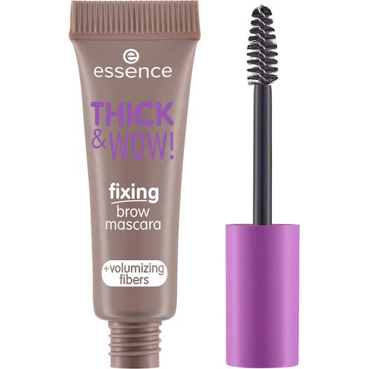 Essence Thick & Wow! Fixing Brow Mascara + Volumizing Fibers Dames 6 ml