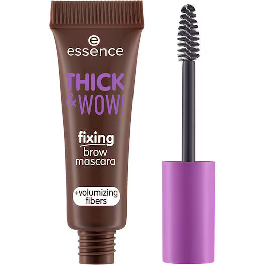 Essence Thick & Wow! Fixing Brow Mascara + Volumizing Fibers Dames 6 ml