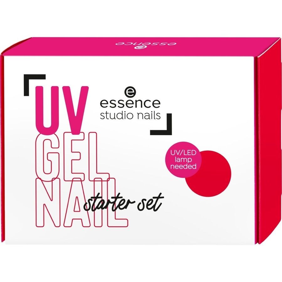 Essence studio nagels UV GEL NAIL startersset 01 Rood Nagellak 1 stuk