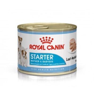 Royal Canin Starter Mousse Mother & Babydog (blik 195 g) 1 tray (12 x 195 g) - natvoer honden