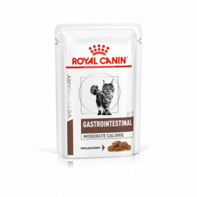 Royal Canin Veterinary Gastrointestinal Moderate Calorie natvoer kat 4 dozen (48 x 85 g) - - natvoer katten
