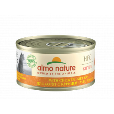 Almo Nature HFC Kitten kip natvoer kat (70 g) 12 x 70 g- natvoer katten
