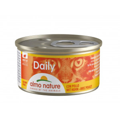 Almo Nature Daily Mousse met kip natvoer kat (85 g) 24 x 85 g- natvoer katten