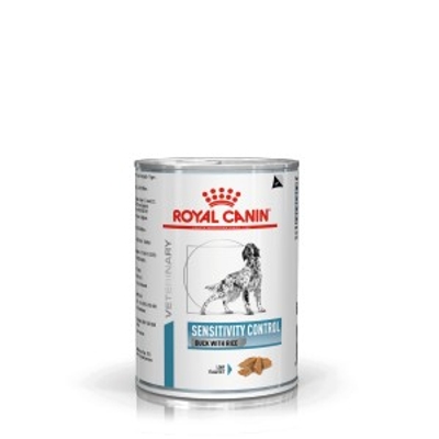 Royal Canin Veterinary Sensitivity Control eend met rijst natvoer hond 4 trays (48 x 410 g) - natvoer honden