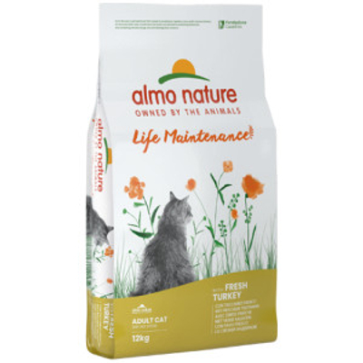 Almo Nature Life Maintenance verse kalkoen kattenvoer 2 x 2 kg - kattenbrokken