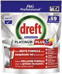 Dreft Platinum Professional & Lemon vaatwastabletten  - 59 wasbeurten