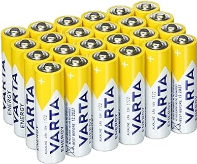 Varta Energy 4106229224 AA Stilo LR06 alkalinebatterijen, verpakking van 24 batterijen, voordelige blisterverpakking
