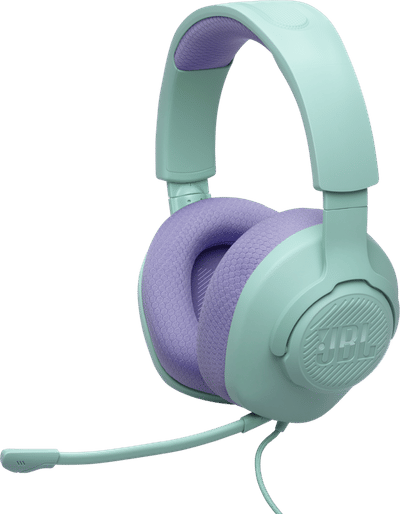 JBL QUANTUM 100M2 - Gaming headset - Over Ear - Cyan