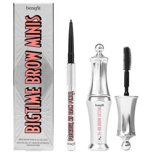 Benefit Bigtime Brow Minis Kit - Precies, Mijn wenkbrauwpotlood & 24-HR Setter Dames 1 Stk.