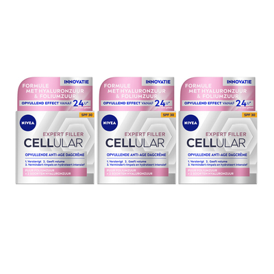 3x Nivea Dagcreme Cellular Anti-Age SPF 30 50 ml