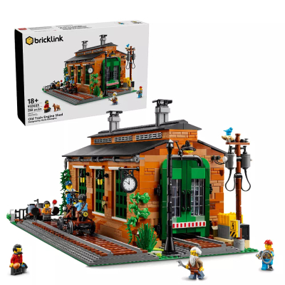 LEGO Bricklink Old Train Engine Shed 910033