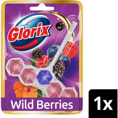 Glorix WC Blok Wildberries - 1 toiletblok
