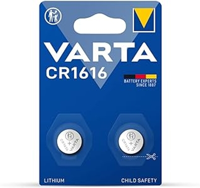 Varta Batterijen Electronics CR1616 lithium knoopcellen - 2 stuks