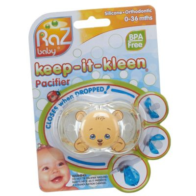 RaZ Baby Keep-It-Kleen Fopspeen Bobby Bear | 1 stuk