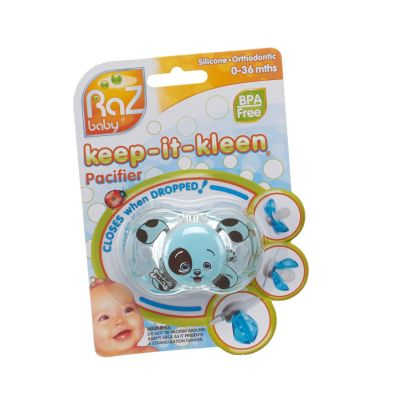 RaZ Baby Keep-It-Kleen Fopspeen Red Puppy | 1 stuk