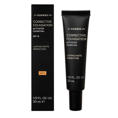 Korres Activated Charcoal Corrective Foundation ACF4 | 30 ml