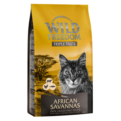 2kg Afrikaanse Savanne Wild Freedom Kattenvoer - kattenbrokken