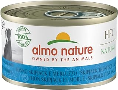 almo nature HFC Natural – met Skip Jack Tonijn + kabeljauw 24 x 95 gr. - natvoer honden