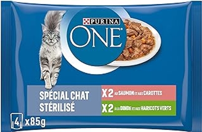 Purina One verschillende smaken in saus, 48 x 85 gr - natvoer katten