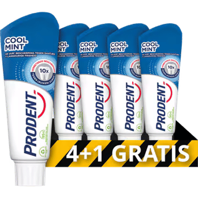 Prodent Tandpasta Cool Mint 5 x 75ml
