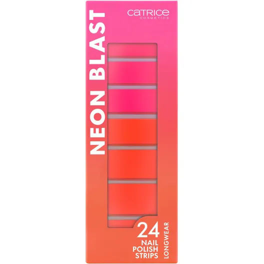 Catrice Neon Blast Nail Polish Strips Dames 24 Stk.