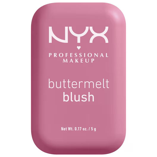 NYX Professional Makeup Buttermelt Blush - Alle huidtypes - Verrijkt met mango-, amandel- en sheaboter - For The Butta - 5 gr