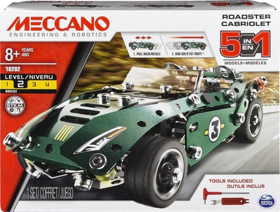 Meccano - 5 Modellenset Roadster - S.T.E.A.M.-bouwpakket