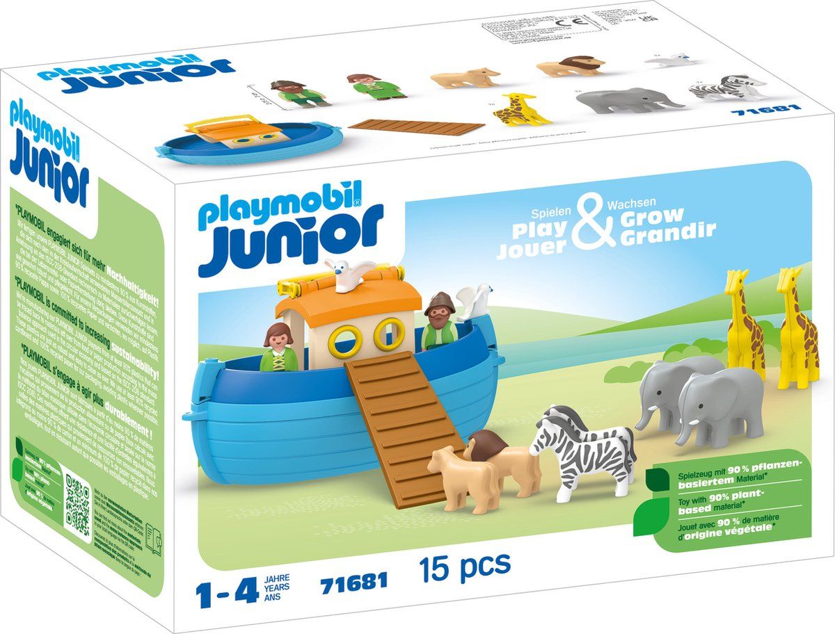 Playmobil PLAYMOBIL Junior Meeneem Ark van Noach