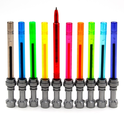 LEGO Star Wars Lightsaber / Lichtzwaard Gel Pen Multipack 10 stuks / 10 kleuren (M, 0.7mm)