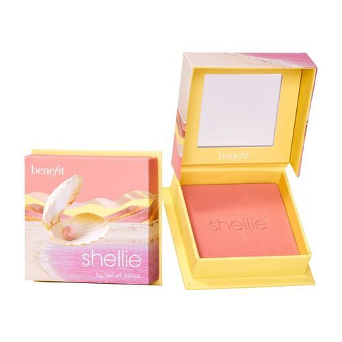 BENEFIT_Shellie Warm-Seashell Pink Blush miękki róż w pudrze 6g