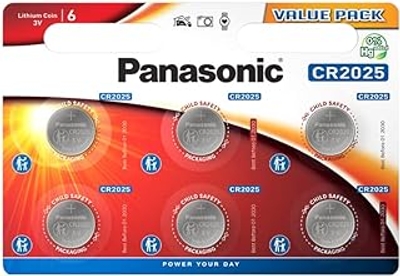 5 stuks premium Blue Panasonic batterijen in blister 5X CR2025 CR 2025 DL2025 BR2025 KCR2025 LM2025 3V lithium