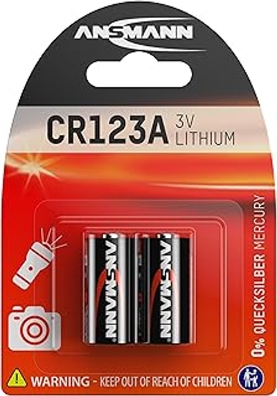 Ansmann batterij CR123A/CR17335 zwart - 1 batterij
