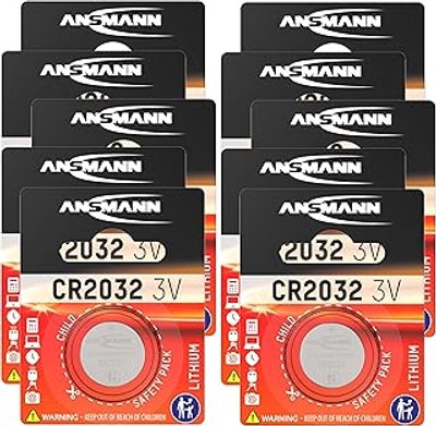 Ansmann CR2032 knoopcel 3 V - 10 stuks