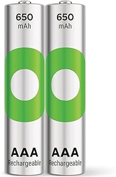 GP RECYKO AAA batterij Micro NiMH 650 mAh, 1,2 V, 2 stuks