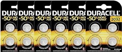 Duracell Lithium-knoopcellen 2032, 3 V, doos met 6 verpakkingen van 4 batterijen in totaal 24 batterijen