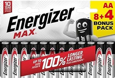 Energizer - Max AA-batterijen - 12 stuks
