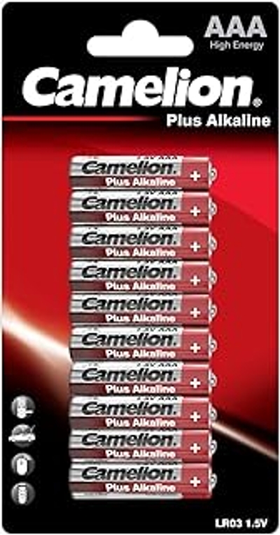 Camelion Plus alkaline batterij LR03, Micro, AAA - 10 stuks