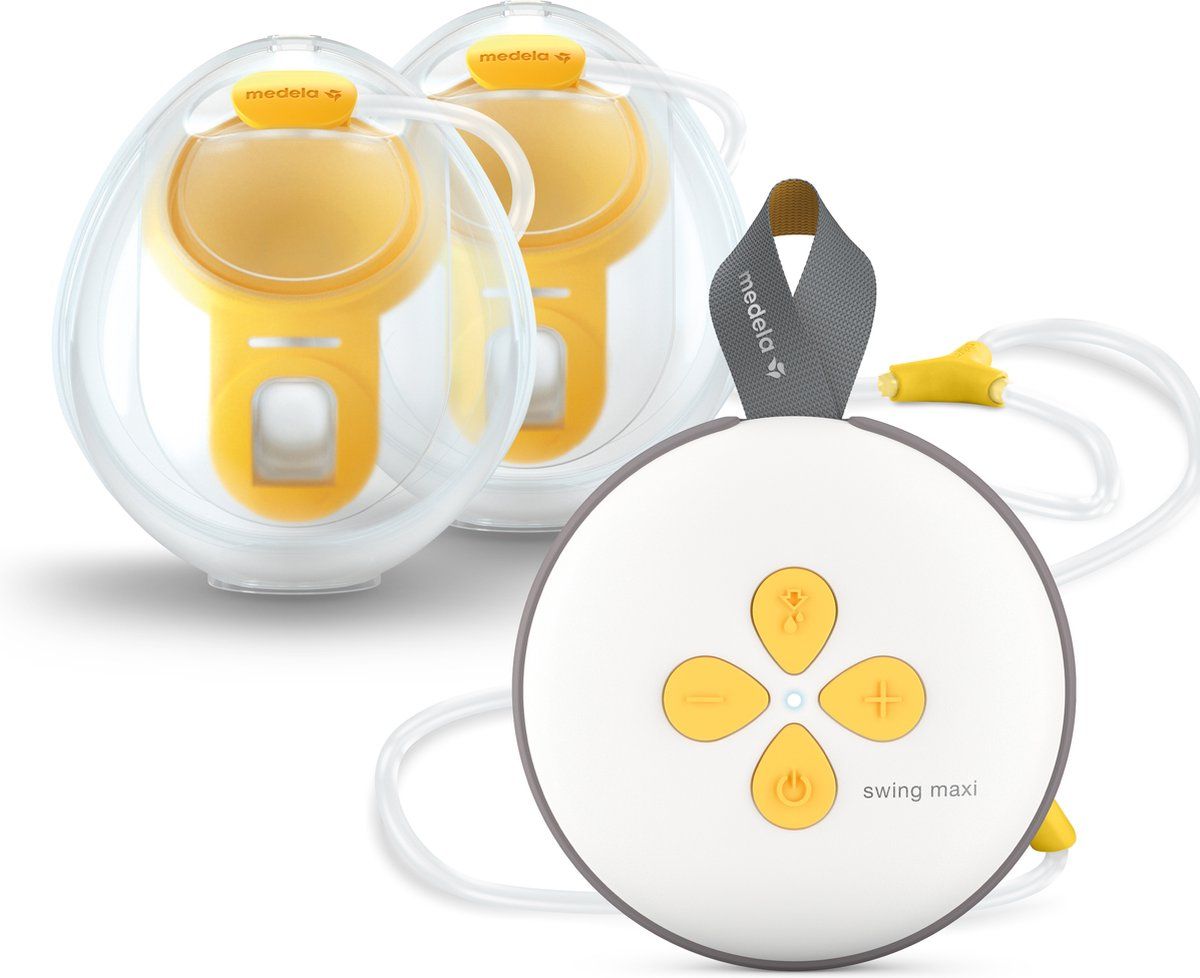 Medela Swing Maxi Hands-free borstkolf | Eenvoudig, intuïtief, ideaal voor on-the-go Dubbele elektrische Hands-free borstkolf