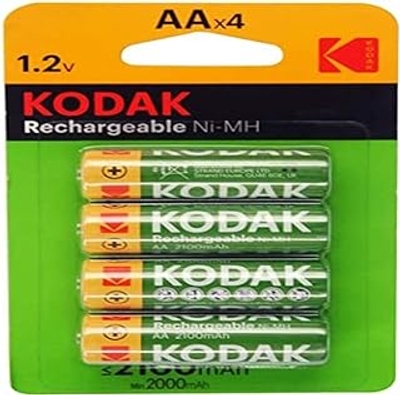 Kodak oplaadbare Ni-MH AA 1,2 V batterijen 2100 mAh - 4 stuks