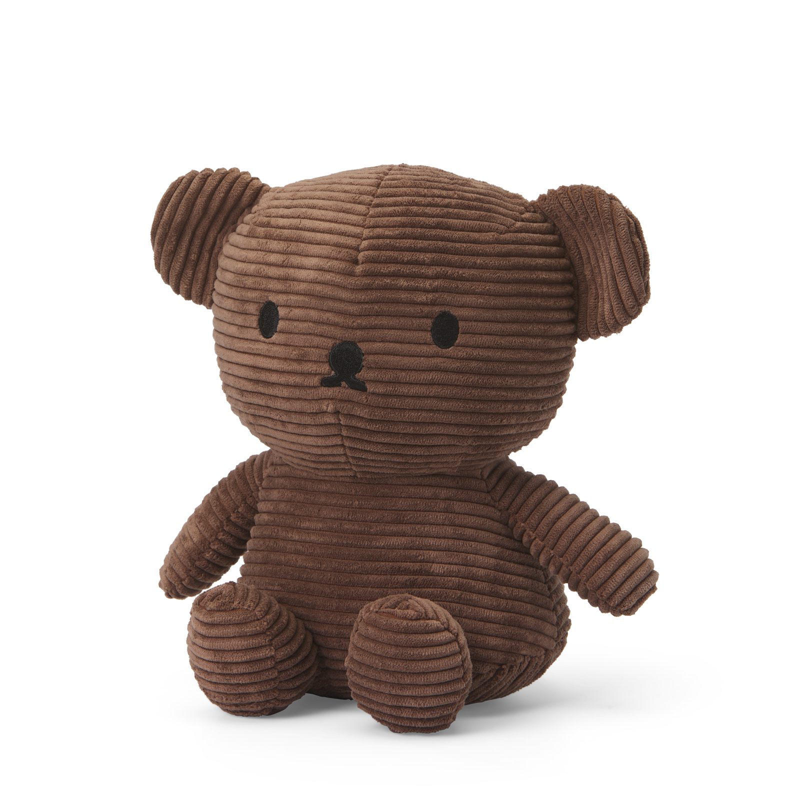 Nijntje Boris Bear Corduroy Knuffel 24 cm Brown