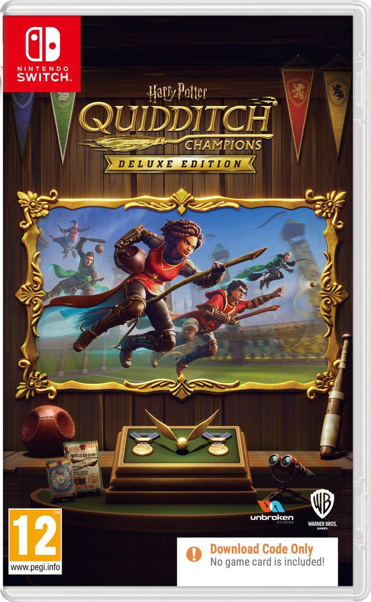 Warner Bros Harry Potter: Quidditch Champions - Deluxe Edition (Code in a Box) (Nintendo Switch)