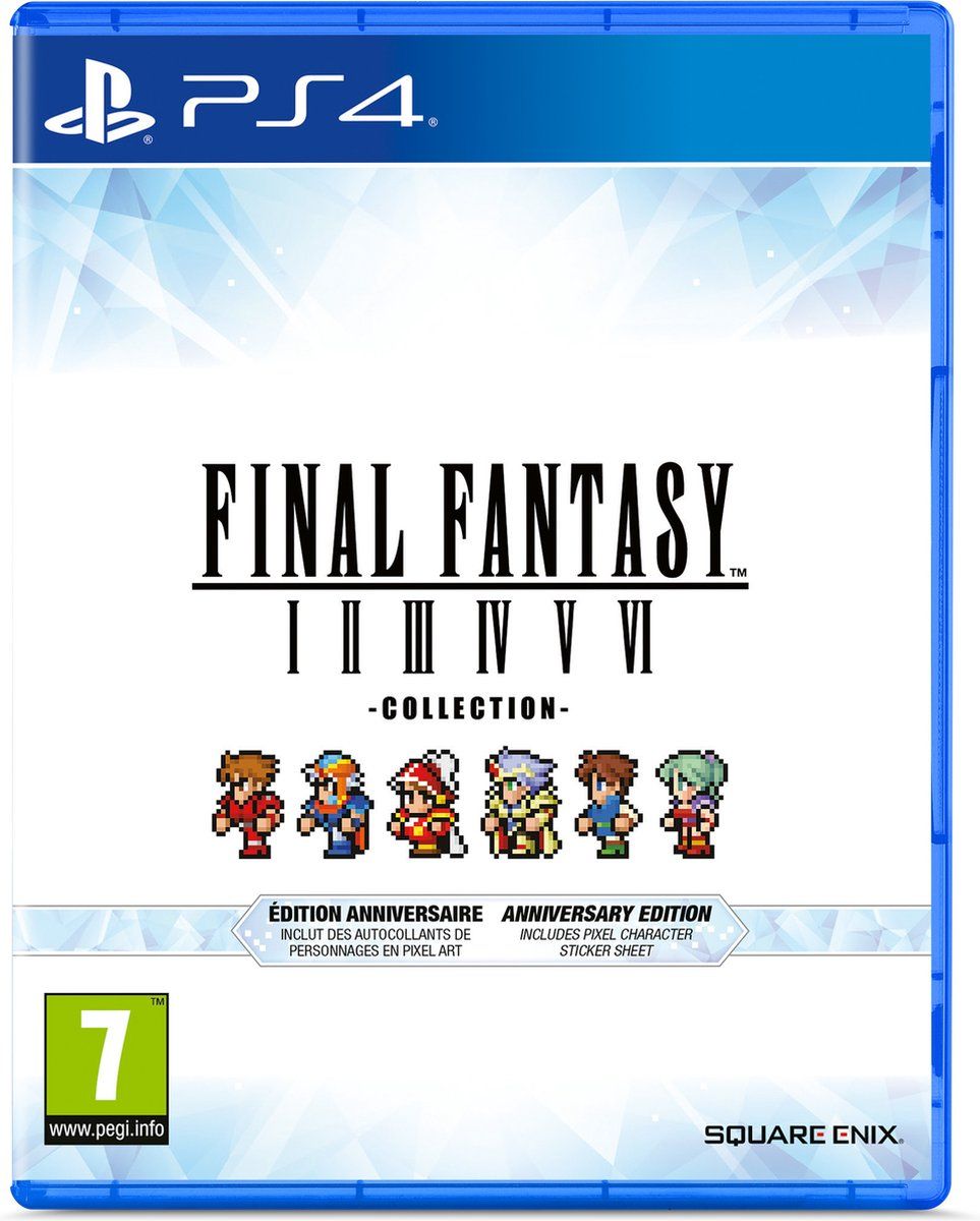 Final Fantasy I-VI Pixel Remaster Collection Anniversary Edition PlayStation 4