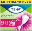 TENA Discreet Ultra Mini Plus – Inlegkruisjes voor urineverlies – 144 stuks