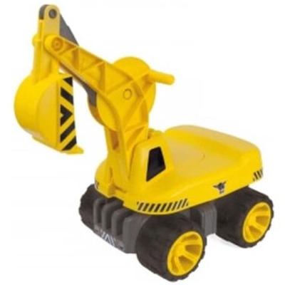 BIG - Power Worker Maxi Graafmachine - Loopauto - Werkvoertuig - 50kg belastbaar - vanaf 3 jaar - Buitenspeelgoed