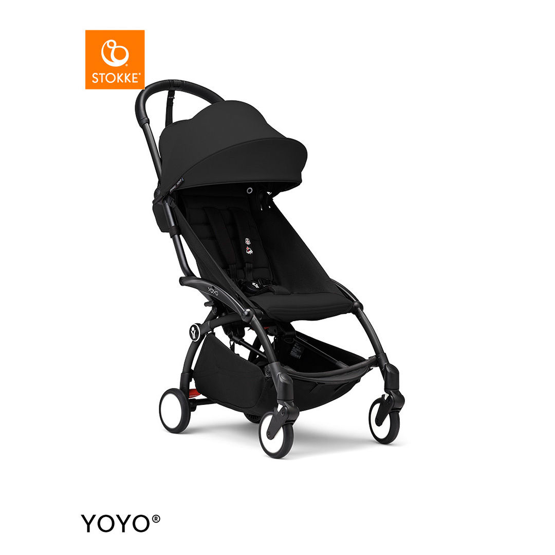 Stokke&reg; YOYO3 Kinderwagen - Black Frame - Black